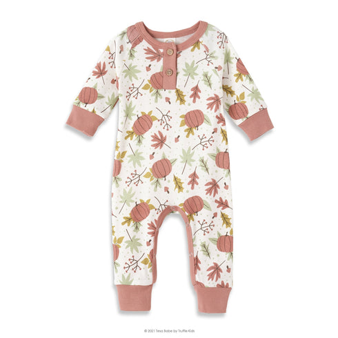 fall-harvest-henley-bamboo-romper Tesa Babe - Sophia's StyleBaby Unisex Clothes-1